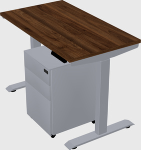 Single motor electric desk