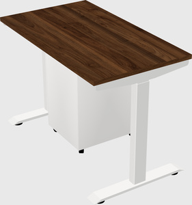 Single motor electric desk