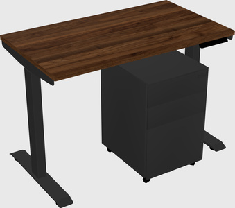 Single motor electric desk