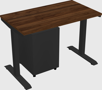 Single motor electric desk