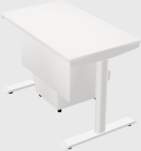 Dual motor electric desk