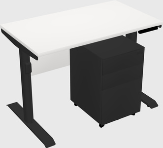 Dual motor electric desk