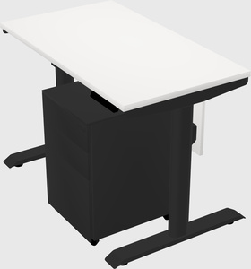 Dual motor electric desk