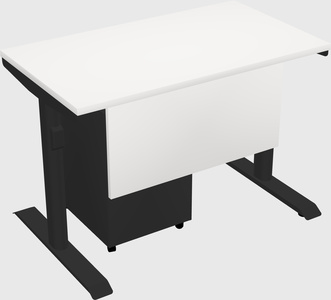 Dual motor electric desk