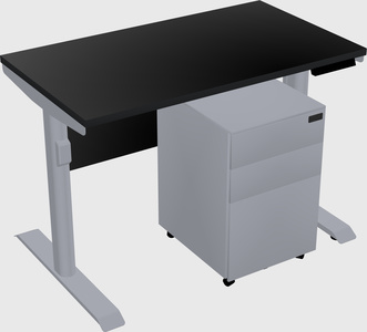 Dual motor electric desk