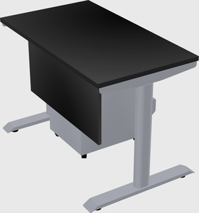 Dual motor electric desk