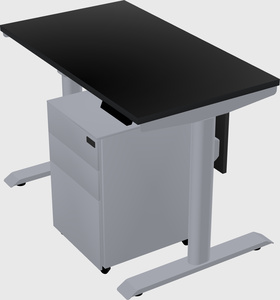 Dual motor electric desk