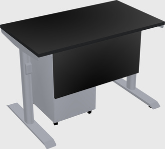 Dual motor electric desk