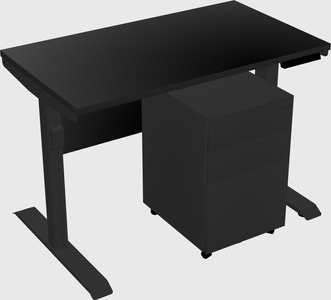 Dual motor electric desk