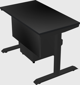 Dual motor electric desk