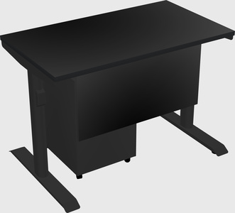 Dual motor electric desk