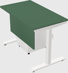 Dual motor electric desk