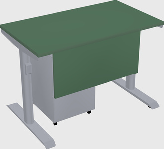 Dual motor electric desk