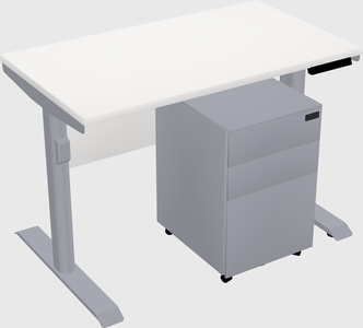 Dual motor electric desk