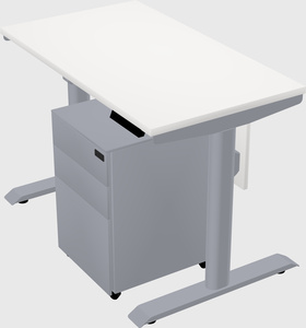 Dual motor electric desk