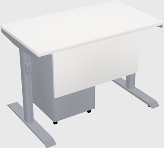 Dual motor electric desk