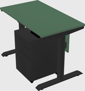 Dual motor electric desk