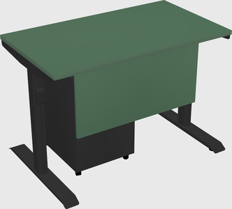 Dual motor electric desk
