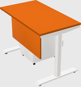 Dual motor electric desk
