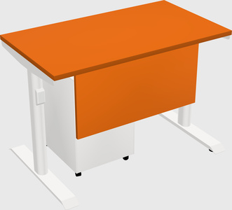 Dual motor electric desk