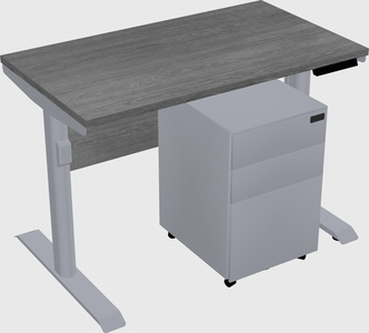 Dual motor electric desk