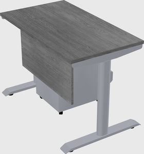 Dual motor electric desk
