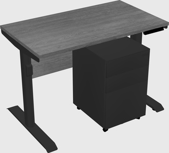 Dual motor electric desk