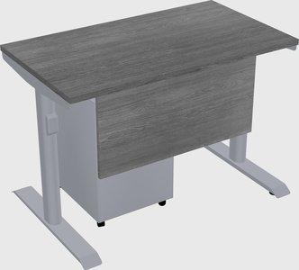 Dual motor electric desk