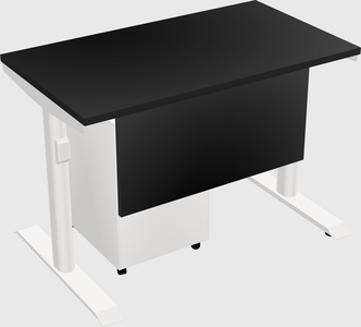 Dual motor electric desk