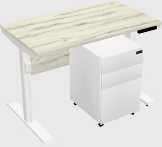 Dual motor electric desk