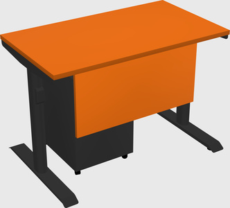Dual motor electric desk
