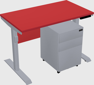 Dual motor electric desk