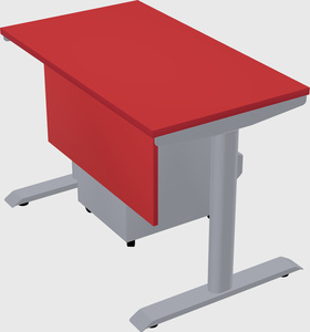 Dual motor electric desk