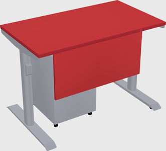 Dual motor electric desk
