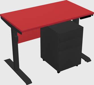 Dual motor electric desk