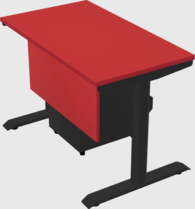 Dual motor electric desk