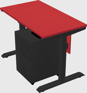 Dual motor electric desk