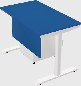 Dual motor electric desk
