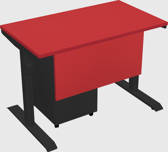 Dual motor electric desk