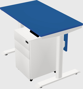 Dual motor electric desk