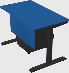 Dual motor electric desk