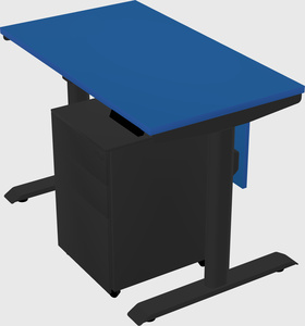 Dual motor electric desk