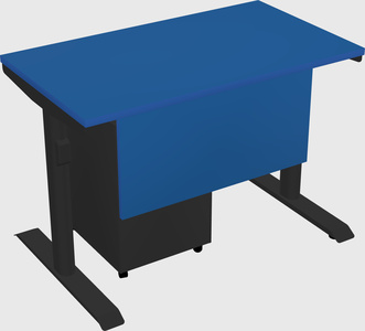 Dual motor electric desk