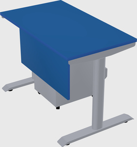 Dual motor electric desk