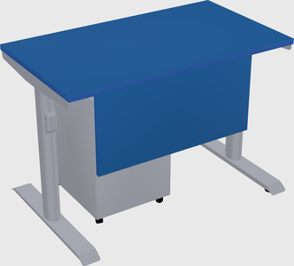 Dual motor electric desk