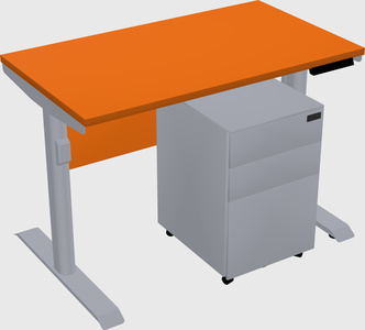 Dual motor electric desk