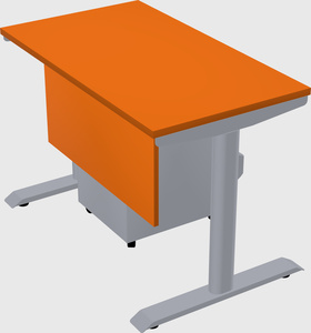 Dual motor electric desk