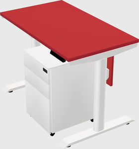 Dual motor electric desk