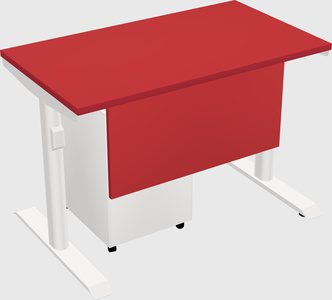 Dual motor electric desk