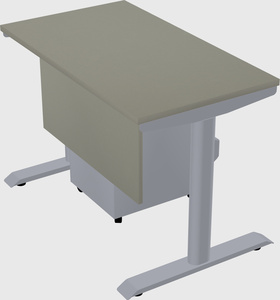 Dual motor electric desk